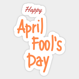 april fools day Sticker